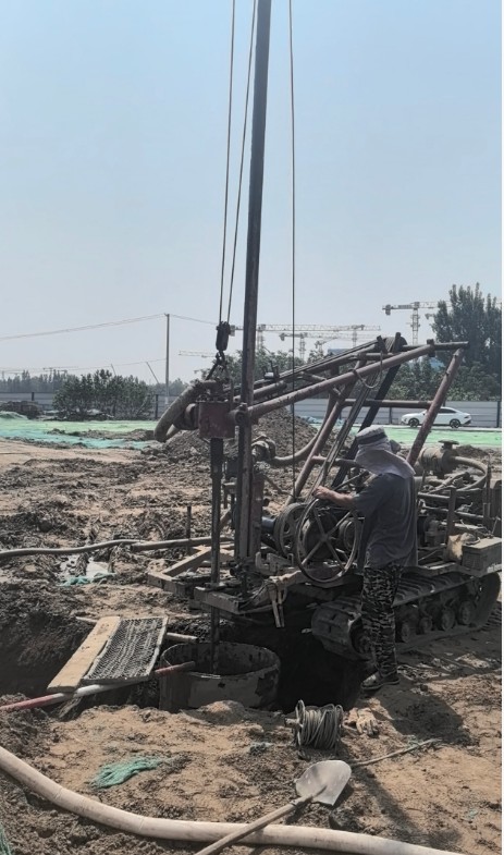 保定新区工地打井